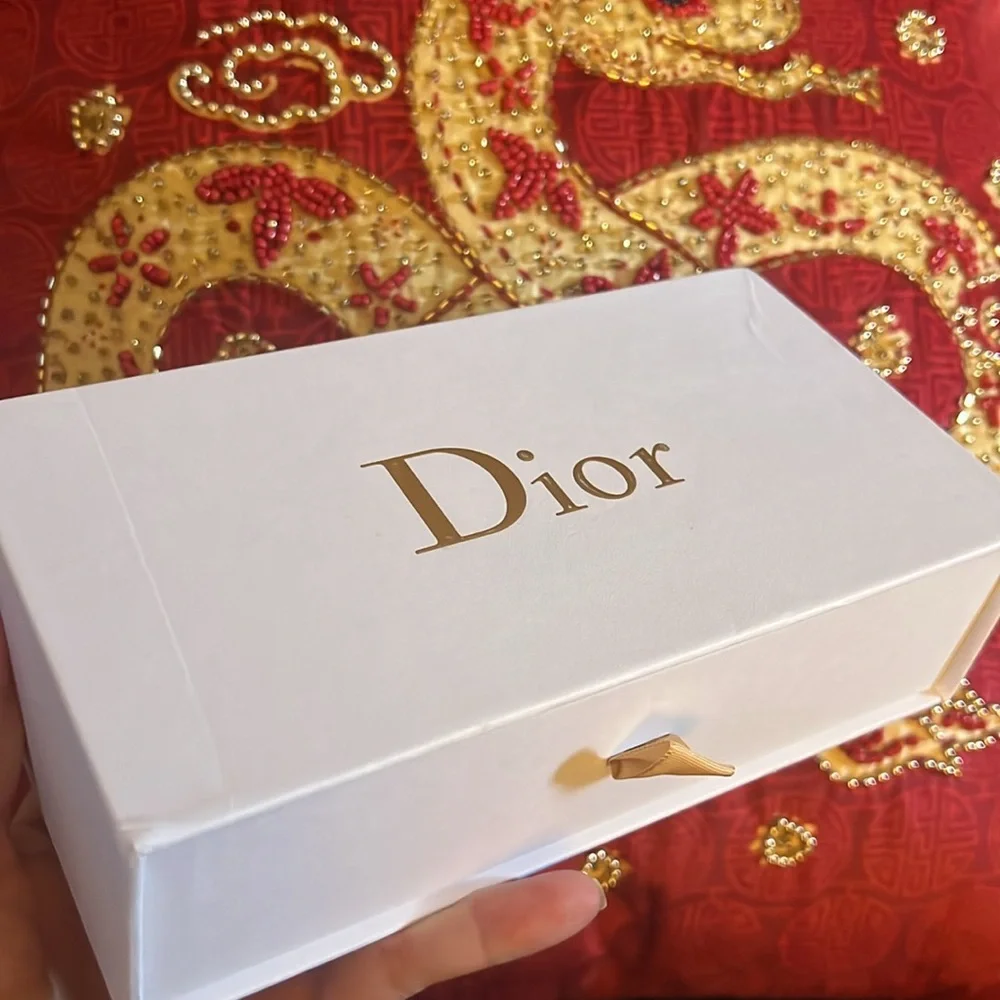 Dior Gold/Silver Inlex Bear Charm Rare NIB